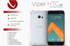 HTC 10 Android 7.0 Nougat update with build 2.28.401.6 available as Viper10 4.0 custom ROM