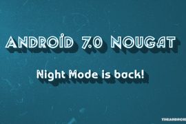 Nougat night mode coming back to Nexus devices running Android 7.1.1 via an update!