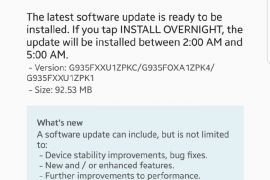 Second Nougat beta update released for Galaxy S7 Edge in Europe [G935FXXU1ZPKC]