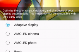 Galaxy S7 Nougat Beta adds Color balance option to Adaptive display mode