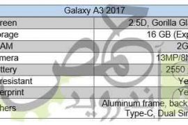 Samsung Galaxy A3 2017 Release Date, Specs and Images