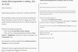 Samsung ends Galaxy beta program; Galaxy S7 stable Nougat update to release really soon