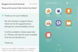 Galaxy S7 Android 7.1.1 Nougat update to add Secure Folder feature too