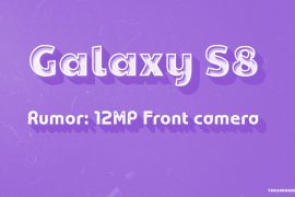 Galaxy S8 to sport 12MP front camera?