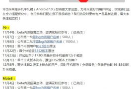 Huawei P9 and Mate 8 Android Nougat Update released in China