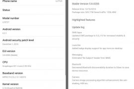 LeEco Le Pro3 receiving OTA update with December security patch and new features, EUI version 5.8.020S