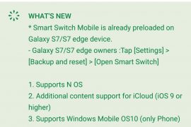 Samsung Nougat release anticipated as Smart Switch app updated with that effect