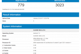 Huawei P10 Lite specs leaked via Geekbench