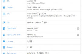 Samsung Galaxy Tab S3 specs to include Snapdragon 820 processor and Android 7.0 OS