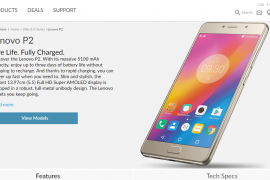 Lenovo P2 launched in India