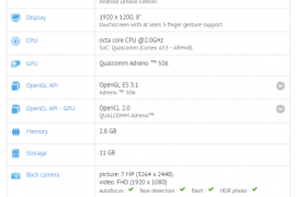 Lenovo TAB3 8 Plus gets the specs leak via benchmark listing