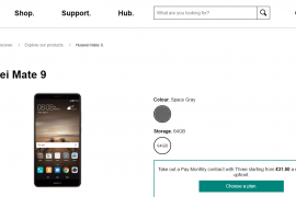 Huawei Mate 9 and Lenovo P2 released at 3 UK