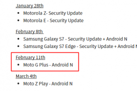 Moto G4 Plus Nougat update coming on February 11th in Canada, reveals Koodo