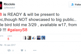 Samsung Galaxy S8 release date set for March 29th, price $849