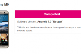 T-Mobile HTC One M9 Nougat update is ready for rollout