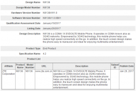 ZTE N9136 planned for release soon, reaches Bluetooth SIG