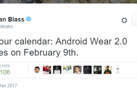 Android Wear 2.0 update to release on February 9?