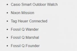 Here is your list of devices Android Wear 2.0 update could release on