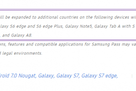 Android 7.0 Nougat update for Galaxy S6, Note 5, A3, A8, Tab A and Tab S2 to release in first half of 2017
