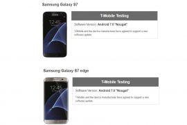 T-Mobile Galaxy S7 and S7 Edge Nougat update goes under testing