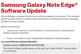 Verizon Galaxy Note Edge receives February security patch update, build N915VVRS2CQB2