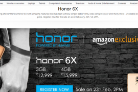 Huawei Honor 6X back on sale in India on February 23