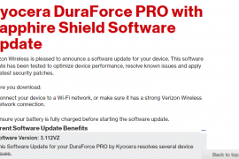 Kyocera DuraForce PRO receives Security patch from Verizon