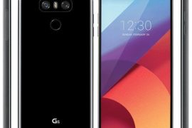 Shiny black LG G6 press render surfaces online