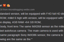 Xiaomi Mi6 specs rumored again