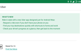 Uber app update gets friendly with Android Wear, introduces home and work shortcuts too