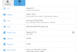 Sony Pikachu: A mid ranger from Sony running on Android 7.0 Nougat
