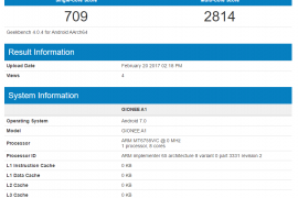 Gionee A1 leaks with Helio P10 octa-core processor, Android 7.0 and 4GB RAM