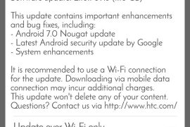HTC One A9 in Taiwan now rocks Nougat update with version 2.16.709.3