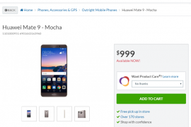 Huawei Mate 9 price set at AUD999 in Australia, now available for purchase