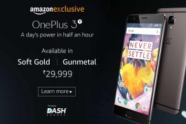 OnePlus 3T deal: Amazon India offers 10% cashback