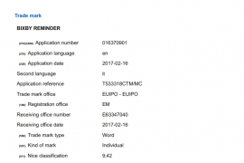 Samsung files trademark for ‘Bixby Reminder’