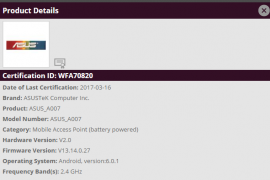 Asus ZenFone Live could launch soon, hits Wi-Fi Alliance