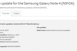 AT&T Galaxy Note 5, Note 4 and S5 Active have February patch OTA update rolling out