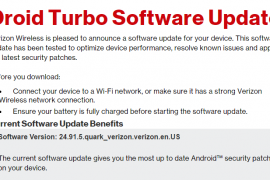 Verizon Droid Turbo also gets February security update, build 24.91.5