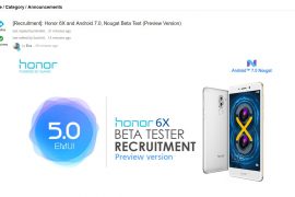 Huawei Honor 6X users in India can apply for Nougat update beta testing now