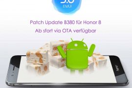 Huawei Honor 8 OTA update (B380) rolling out in Germany with February security patch and performance improvements