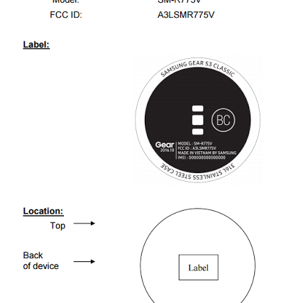 Samsung Gear S3 Classic set to release soon at verizon, clears FCC