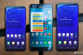 Galaxy S8 and S8 Plus size comparison with S7 edge and Note 7
