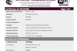 Verizon and Sprint bound Galaxy J3 2017 set for release soon, WiFi certified now