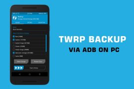 How to take TWRP Backup directly on PC via ADB