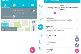 Guide to Wandle app that automatically activates do not disturb mode at particular time and place