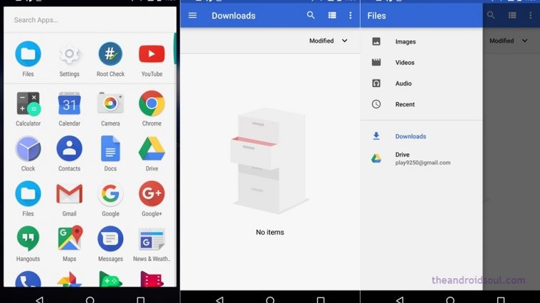files app android o