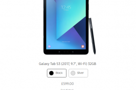 Galaxy Tab S3 goes out of stock in UK