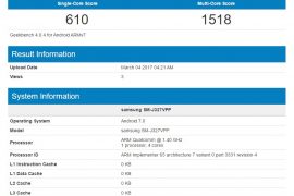 Galaxy J3 2017 to sport Snapdragon 430 processor, Geekbench listing says so