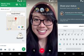 Latest Hangouts update now supports chat from within video calls
